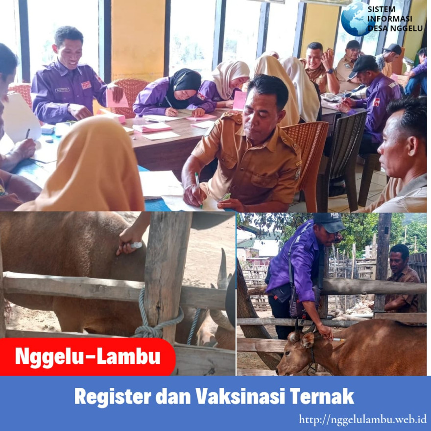 Album : REGISTRASI DAN VAKSINASI HEWAN TERNAK